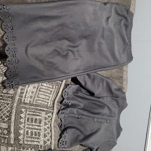 Gorgeous girls prestige gray 2pc sz 7 + bonus
